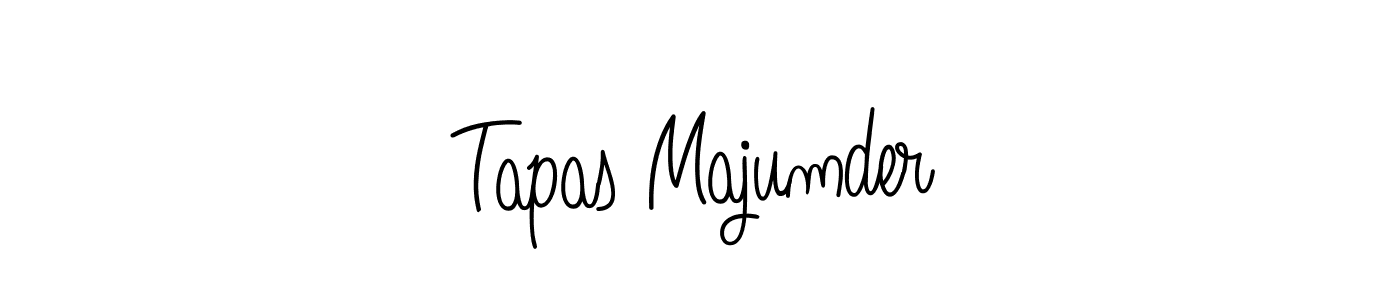 Use a signature maker to create a handwritten signature online. With this signature software, you can design (Angelique-Rose-font-FFP) your own signature for name Tapas Majumder. Tapas Majumder signature style 5 images and pictures png