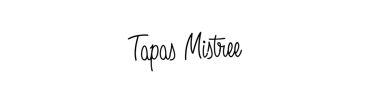 Create a beautiful signature design for name Tapas Mistree. With this signature (Angelique-Rose-font-FFP) fonts, you can make a handwritten signature for free. Tapas Mistree signature style 5 images and pictures png