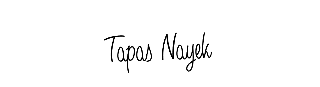 How to make Tapas Nayek name signature. Use Angelique-Rose-font-FFP style for creating short signs online. This is the latest handwritten sign. Tapas Nayek signature style 5 images and pictures png