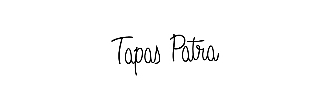You should practise on your own different ways (Angelique-Rose-font-FFP) to write your name (Tapas Patra) in signature. don't let someone else do it for you. Tapas Patra signature style 5 images and pictures png
