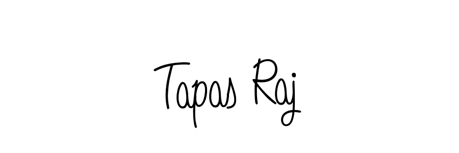 How to make Tapas Raj name signature. Use Angelique-Rose-font-FFP style for creating short signs online. This is the latest handwritten sign. Tapas Raj signature style 5 images and pictures png