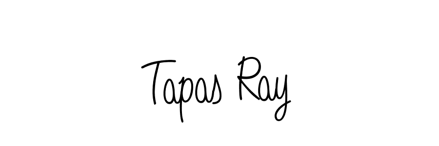 How to make Tapas Ray name signature. Use Angelique-Rose-font-FFP style for creating short signs online. This is the latest handwritten sign. Tapas Ray signature style 5 images and pictures png