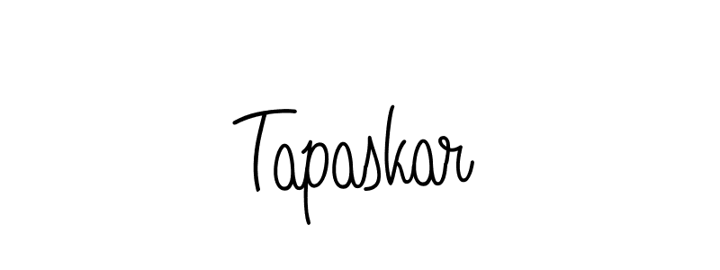 Use a signature maker to create a handwritten signature online. With this signature software, you can design (Angelique-Rose-font-FFP) your own signature for name Tapaskar. Tapaskar signature style 5 images and pictures png