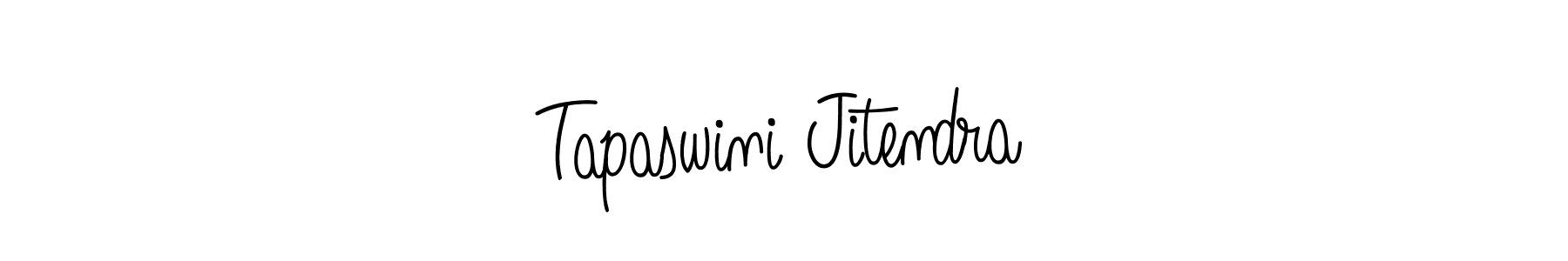 Tapaswini Jitendra stylish signature style. Best Handwritten Sign (Angelique-Rose-font-FFP) for my name. Handwritten Signature Collection Ideas for my name Tapaswini Jitendra. Tapaswini Jitendra signature style 5 images and pictures png