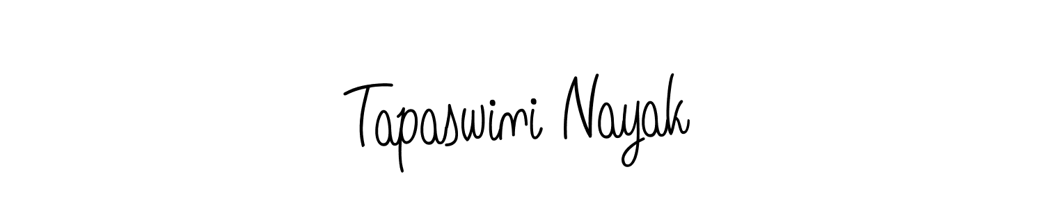 You should practise on your own different ways (Angelique-Rose-font-FFP) to write your name (Tapaswini Nayak) in signature. don't let someone else do it for you. Tapaswini Nayak signature style 5 images and pictures png