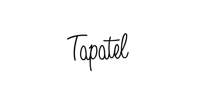 How to make Tapatel signature? Angelique-Rose-font-FFP is a professional autograph style. Create handwritten signature for Tapatel name. Tapatel signature style 5 images and pictures png