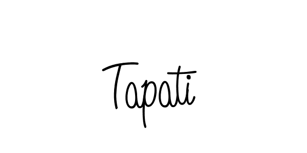 Design your own signature with our free online signature maker. With this signature software, you can create a handwritten (Angelique-Rose-font-FFP) signature for name Tapati. Tapati signature style 5 images and pictures png