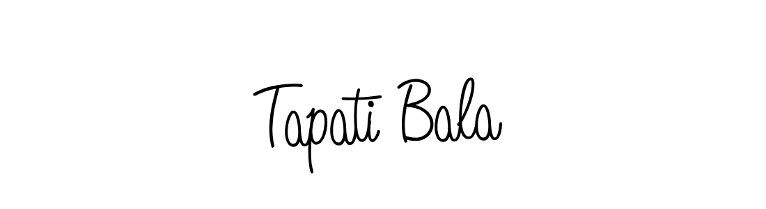 You can use this online signature creator to create a handwritten signature for the name Tapati Bala. This is the best online autograph maker. Tapati Bala signature style 5 images and pictures png