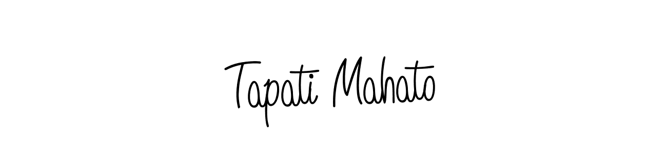 How to make Tapati Mahato name signature. Use Angelique-Rose-font-FFP style for creating short signs online. This is the latest handwritten sign. Tapati Mahato signature style 5 images and pictures png