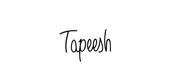 How to make Tapeesh name signature. Use Angelique-Rose-font-FFP style for creating short signs online. This is the latest handwritten sign. Tapeesh signature style 5 images and pictures png