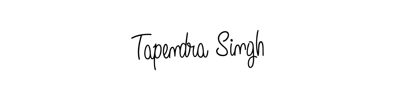 How to Draw Tapendra Singh signature style? Angelique-Rose-font-FFP is a latest design signature styles for name Tapendra Singh. Tapendra Singh signature style 5 images and pictures png
