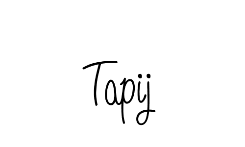 Make a beautiful signature design for name Tapij. Use this online signature maker to create a handwritten signature for free. Tapij signature style 5 images and pictures png