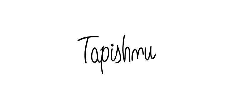 How to make Tapishnu signature? Angelique-Rose-font-FFP is a professional autograph style. Create handwritten signature for Tapishnu name. Tapishnu signature style 5 images and pictures png