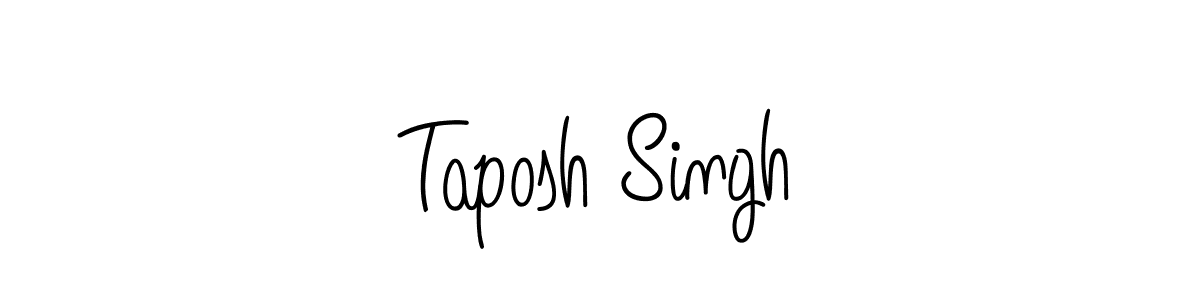 This is the best signature style for the Taposh Singh name. Also you like these signature font (Angelique-Rose-font-FFP). Mix name signature. Taposh Singh signature style 5 images and pictures png