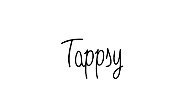Create a beautiful signature design for name Tappsy. With this signature (Angelique-Rose-font-FFP) fonts, you can make a handwritten signature for free. Tappsy signature style 5 images and pictures png