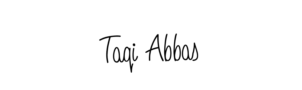 It looks lik you need a new signature style for name Taqi Abbas. Design unique handwritten (Angelique-Rose-font-FFP) signature with our free signature maker in just a few clicks. Taqi Abbas signature style 5 images and pictures png