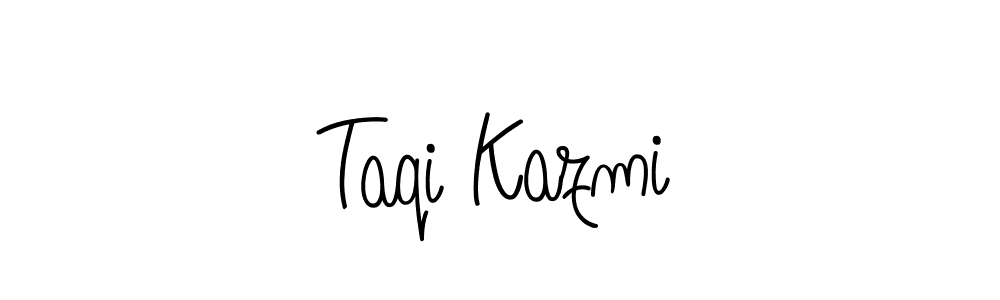 This is the best signature style for the Taqi Kazmi name. Also you like these signature font (Angelique-Rose-font-FFP). Mix name signature. Taqi Kazmi signature style 5 images and pictures png