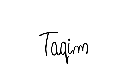 The best way (Angelique-Rose-font-FFP) to make a short signature is to pick only two or three words in your name. The name Taqim include a total of six letters. For converting this name. Taqim signature style 5 images and pictures png
