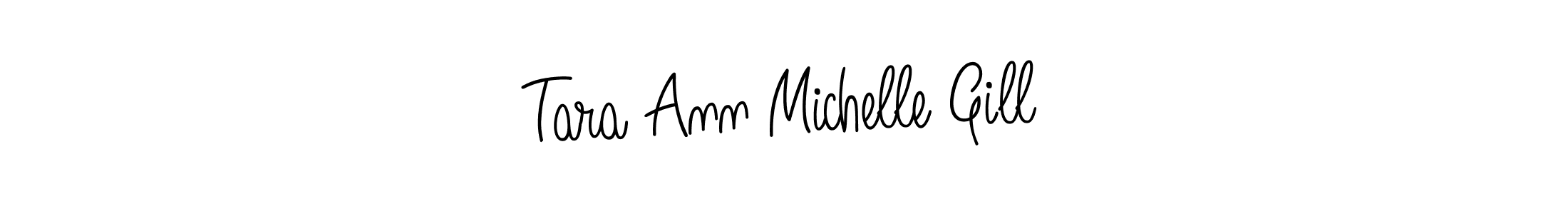 This is the best signature style for the Tara Ann Michelle Gill name. Also you like these signature font (Angelique-Rose-font-FFP). Mix name signature. Tara Ann Michelle Gill signature style 5 images and pictures png