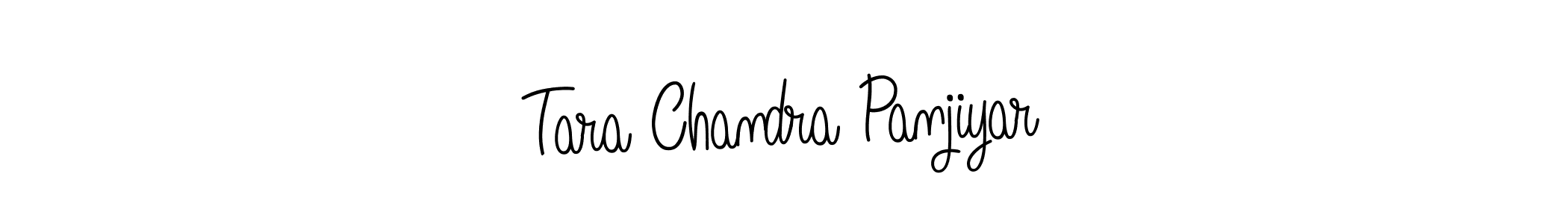 Make a beautiful signature design for name Tara Chandra Panjiyar. With this signature (Angelique-Rose-font-FFP) style, you can create a handwritten signature for free. Tara Chandra Panjiyar signature style 5 images and pictures png