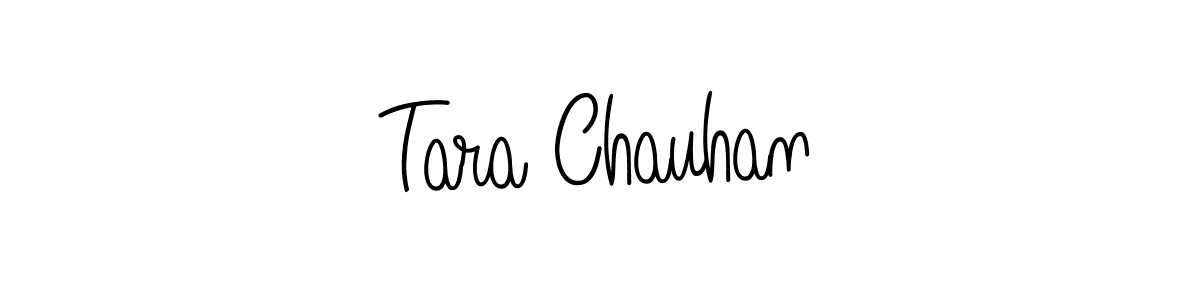 Make a beautiful signature design for name Tara Chauhan. With this signature (Angelique-Rose-font-FFP) style, you can create a handwritten signature for free. Tara Chauhan signature style 5 images and pictures png