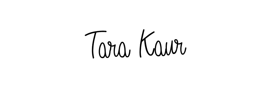 Make a beautiful signature design for name Tara Kaur. With this signature (Angelique-Rose-font-FFP) style, you can create a handwritten signature for free. Tara Kaur signature style 5 images and pictures png