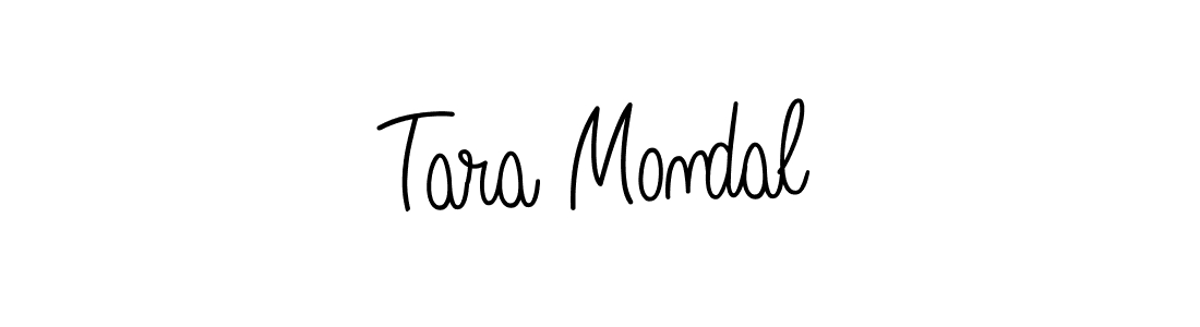 The best way (Angelique-Rose-font-FFP) to make a short signature is to pick only two or three words in your name. The name Tara Mondal include a total of six letters. For converting this name. Tara Mondal signature style 5 images and pictures png