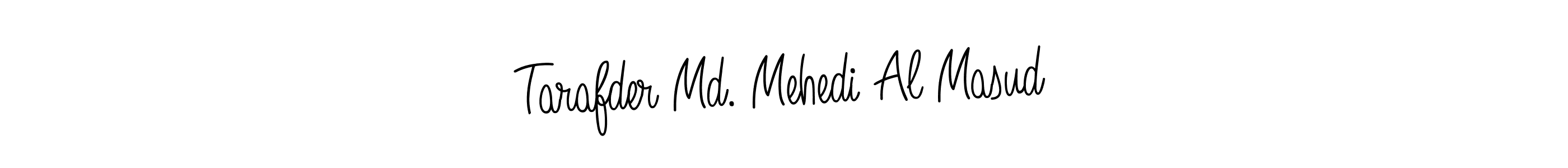 Also You can easily find your signature by using the search form. We will create Tarafder Md. Mehedi Al Masud name handwritten signature images for you free of cost using Angelique-Rose-font-FFP sign style. Tarafder Md. Mehedi Al Masud signature style 5 images and pictures png