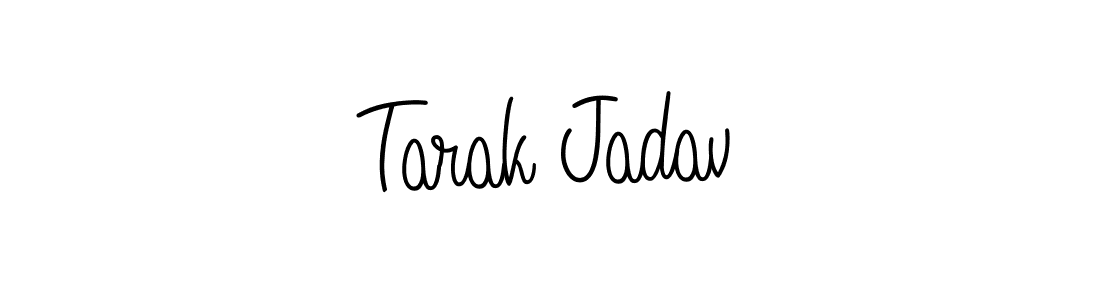 Check out images of Autograph of Tarak Jadav name. Actor Tarak Jadav Signature Style. Angelique-Rose-font-FFP is a professional sign style online. Tarak Jadav signature style 5 images and pictures png