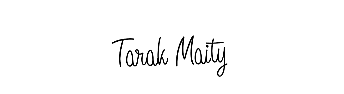 You should practise on your own different ways (Angelique-Rose-font-FFP) to write your name (Tarak Maity) in signature. don't let someone else do it for you. Tarak Maity signature style 5 images and pictures png