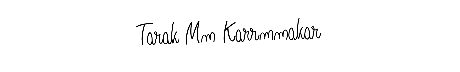 Tarak Mm Karrmmakar stylish signature style. Best Handwritten Sign (Angelique-Rose-font-FFP) for my name. Handwritten Signature Collection Ideas for my name Tarak Mm Karrmmakar. Tarak Mm Karrmmakar signature style 5 images and pictures png