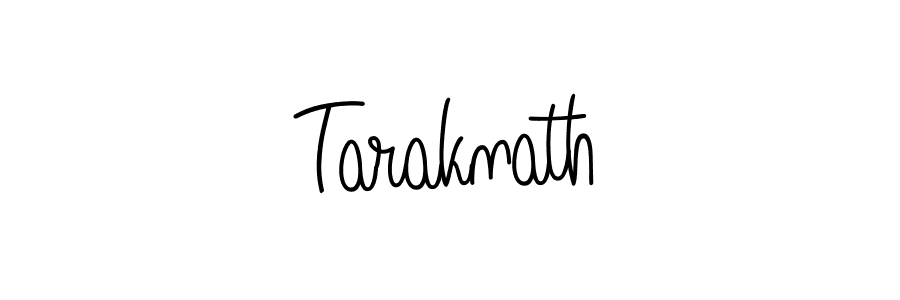 Use a signature maker to create a handwritten signature online. With this signature software, you can design (Angelique-Rose-font-FFP) your own signature for name Taraknath. Taraknath signature style 5 images and pictures png