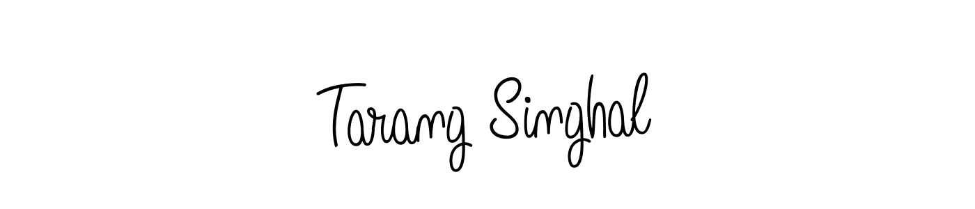 Also we have Tarang Singhal name is the best signature style. Create professional handwritten signature collection using Angelique-Rose-font-FFP autograph style. Tarang Singhal signature style 5 images and pictures png