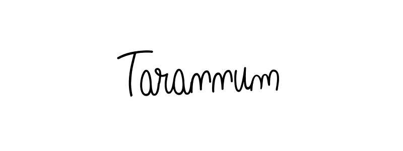 You should practise on your own different ways (Angelique-Rose-font-FFP) to write your name (Tarannum) in signature. don't let someone else do it for you. Tarannum signature style 5 images and pictures png