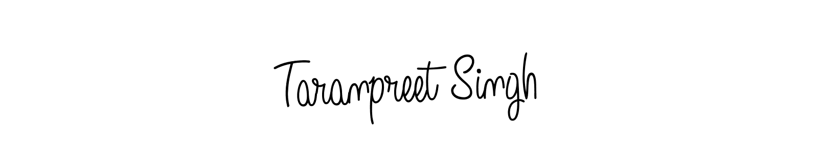 Design your own signature with our free online signature maker. With this signature software, you can create a handwritten (Angelique-Rose-font-FFP) signature for name Taranpreet Singh. Taranpreet Singh signature style 5 images and pictures png