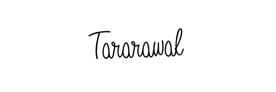 Use a signature maker to create a handwritten signature online. With this signature software, you can design (Angelique-Rose-font-FFP) your own signature for name Tararawal. Tararawal signature style 5 images and pictures png