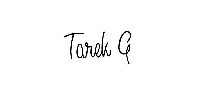 Make a beautiful signature design for name Tarek G. Use this online signature maker to create a handwritten signature for free. Tarek G signature style 5 images and pictures png