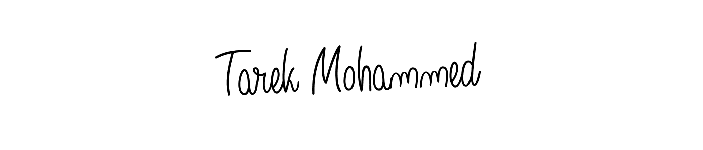 Make a beautiful signature design for name Tarek Mohammed. With this signature (Angelique-Rose-font-FFP) style, you can create a handwritten signature for free. Tarek Mohammed signature style 5 images and pictures png