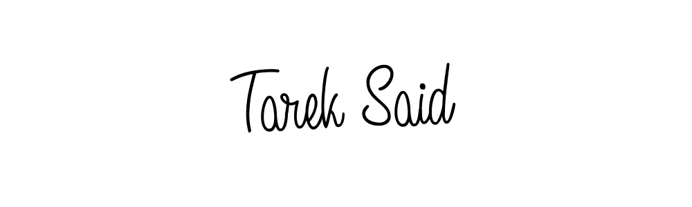 Make a short Tarek Said signature style. Manage your documents anywhere anytime using Angelique-Rose-font-FFP. Create and add eSignatures, submit forms, share and send files easily. Tarek Said signature style 5 images and pictures png
