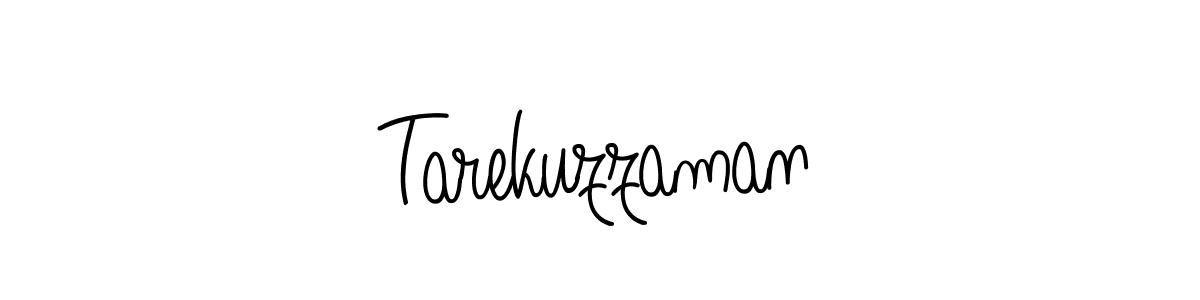 Use a signature maker to create a handwritten signature online. With this signature software, you can design (Angelique-Rose-font-FFP) your own signature for name Tarekuzzaman. Tarekuzzaman signature style 5 images and pictures png