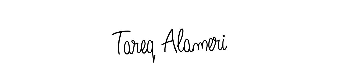 Create a beautiful signature design for name Tareq Alameri. With this signature (Angelique-Rose-font-FFP) fonts, you can make a handwritten signature for free. Tareq Alameri signature style 5 images and pictures png