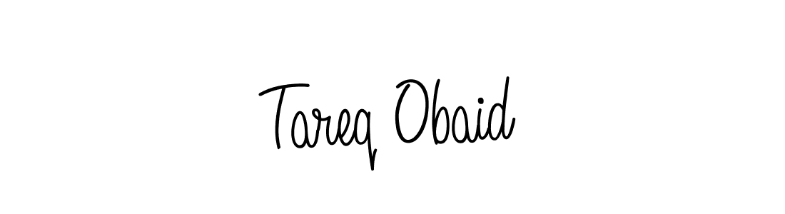 The best way (Angelique-Rose-font-FFP) to make a short signature is to pick only two or three words in your name. The name Tareq Obaid include a total of six letters. For converting this name. Tareq Obaid signature style 5 images and pictures png