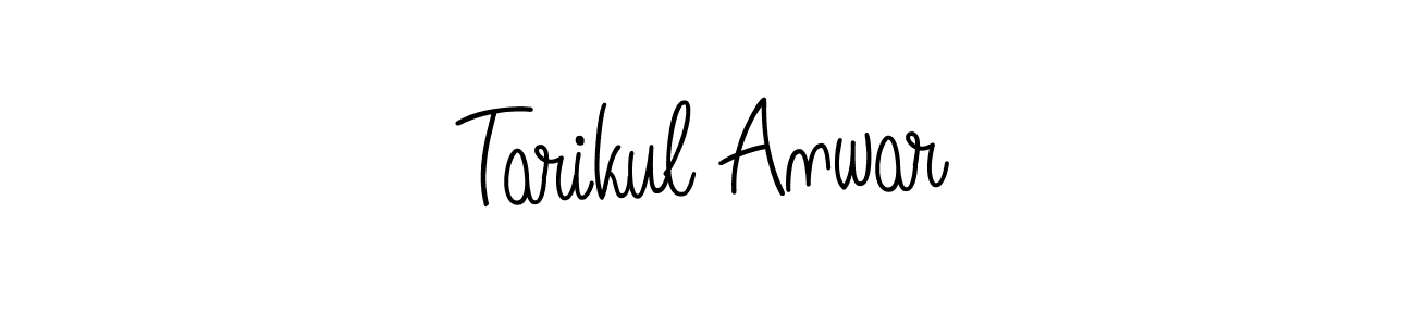 How to Draw Tarikul Anwar signature style? Angelique-Rose-font-FFP is a latest design signature styles for name Tarikul Anwar. Tarikul Anwar signature style 5 images and pictures png