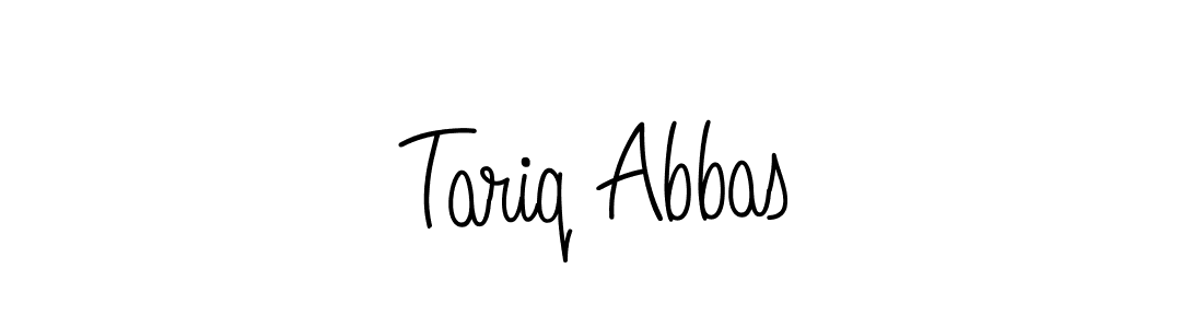 Create a beautiful signature design for name Tariq Abbas. With this signature (Angelique-Rose-font-FFP) fonts, you can make a handwritten signature for free. Tariq Abbas signature style 5 images and pictures png