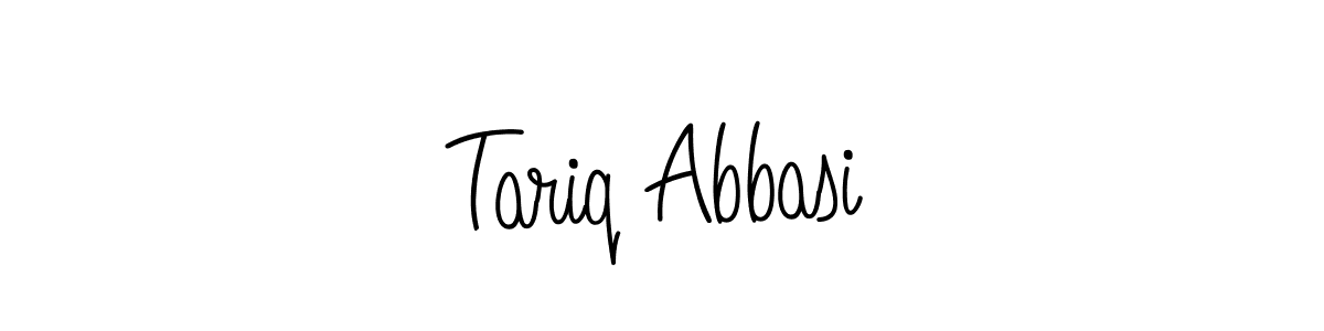 How to make Tariq Abbasi name signature. Use Angelique-Rose-font-FFP style for creating short signs online. This is the latest handwritten sign. Tariq Abbasi signature style 5 images and pictures png