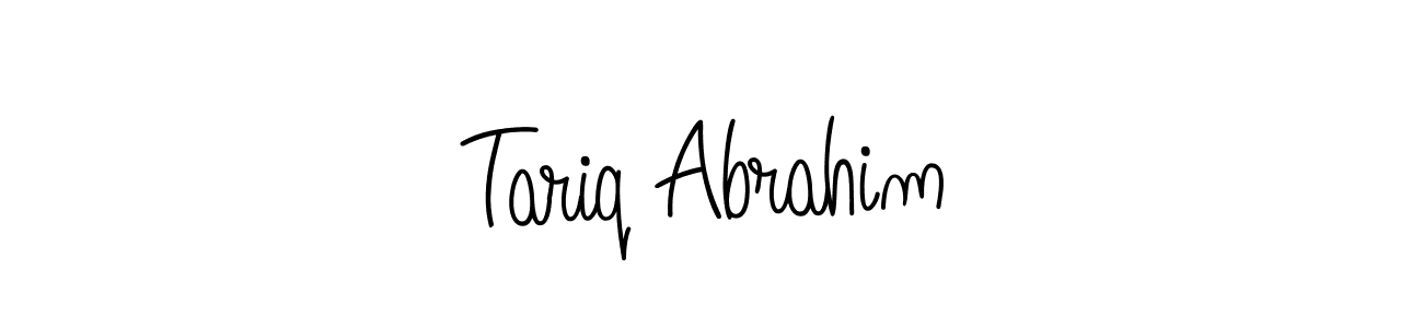 Angelique-Rose-font-FFP is a professional signature style that is perfect for those who want to add a touch of class to their signature. It is also a great choice for those who want to make their signature more unique. Get Tariq Abrahim name to fancy signature for free. Tariq Abrahim signature style 5 images and pictures png