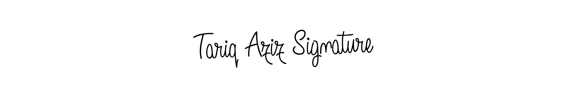 The best way (Angelique-Rose-font-FFP) to make a short signature is to pick only two or three words in your name. The name Tariq Aziz Signature include a total of six letters. For converting this name. Tariq Aziz Signature signature style 5 images and pictures png