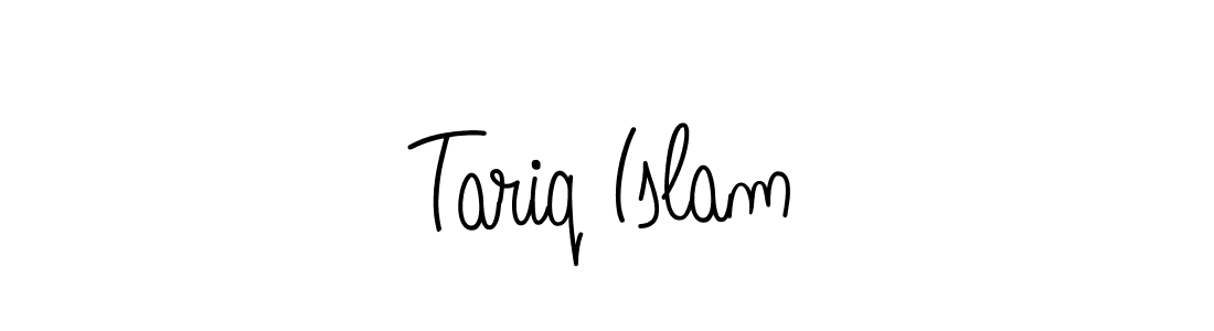 Use a signature maker to create a handwritten signature online. With this signature software, you can design (Angelique-Rose-font-FFP) your own signature for name Tariq Islam. Tariq Islam signature style 5 images and pictures png