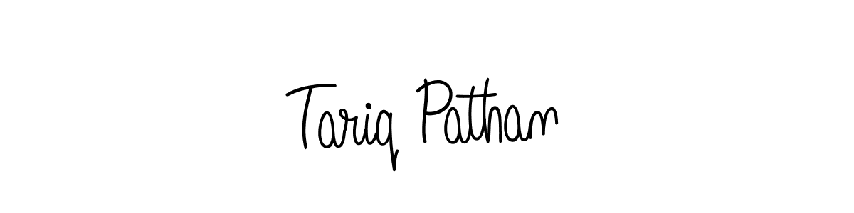 How to make Tariq Pathan signature? Angelique-Rose-font-FFP is a professional autograph style. Create handwritten signature for Tariq Pathan name. Tariq Pathan signature style 5 images and pictures png