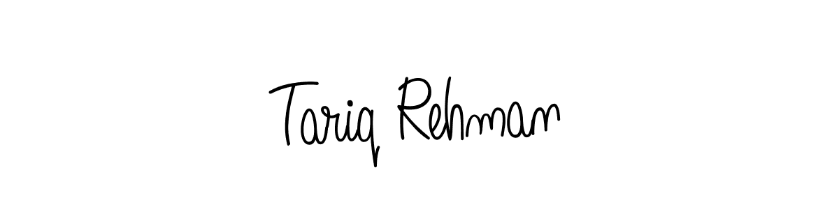 How to make Tariq Rehman name signature. Use Angelique-Rose-font-FFP style for creating short signs online. This is the latest handwritten sign. Tariq Rehman signature style 5 images and pictures png